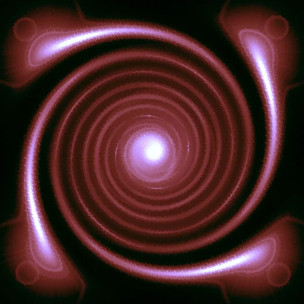 赤い渦ファンタジー背景 — ストック写真