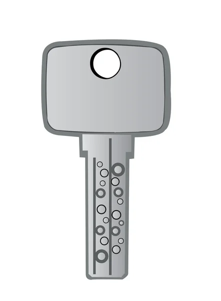 Vector Metal Key Lock — Stock Vector