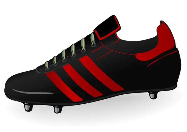 Vector ilustración de una bota de fútbol — Stok Vektör