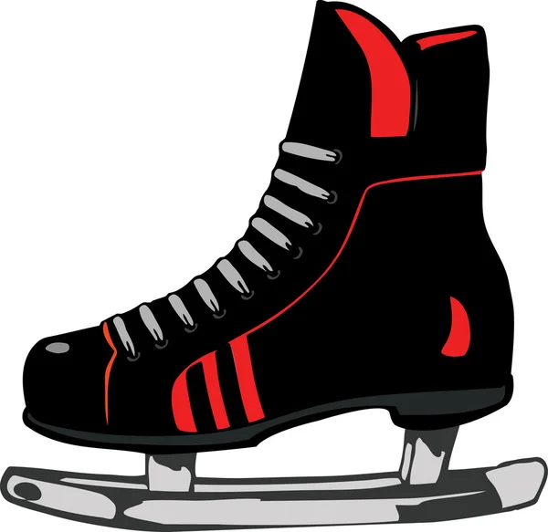 Vector illustration hockey footwear — Stock Vector