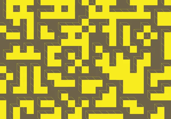 Labyrinth-Hintergrundvektor mit Kopierraum — Stockvektor