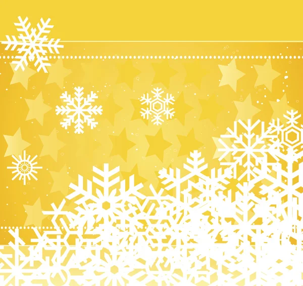 Copos de nieve vector de fondo para el invierno y la Navidad — Archivo Imágenes Vectoriales