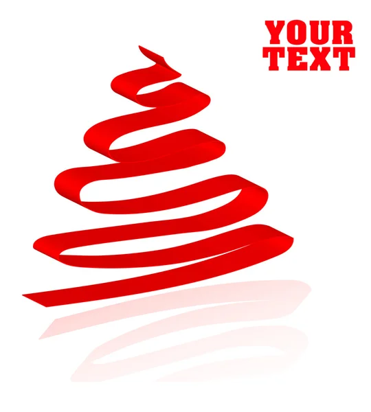 Arbre de Noël fond vectoriel — Image vectorielle