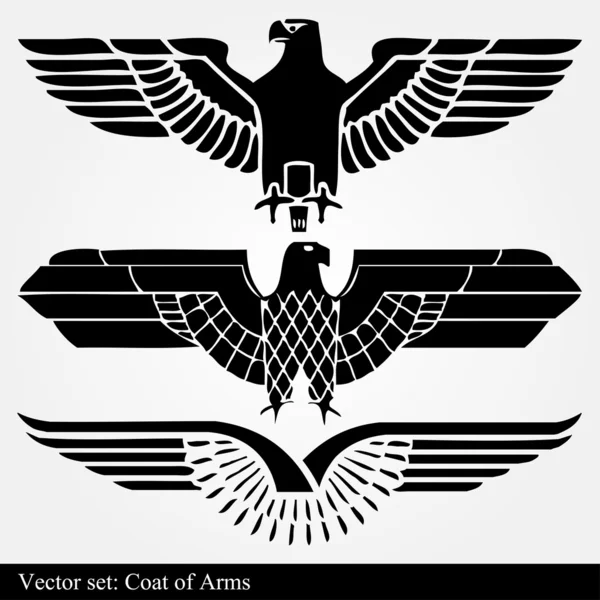 Blason aigle héraldique — Image vectorielle