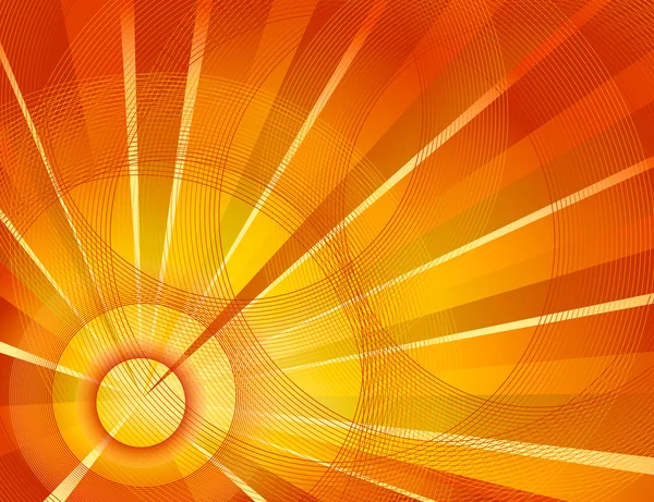 Solen vektor burst bakgrund — Stock vektor