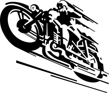 Motorcycle vector background clipart