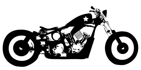 Motocicleta vector fondo — Archivo Imágenes Vectoriales