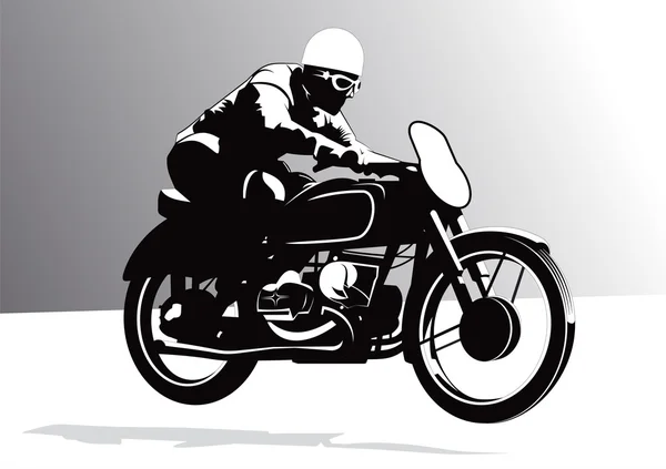 Motorcycle vector background — Stock Vector