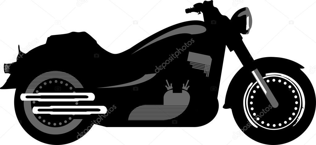 Motorcycle vector background