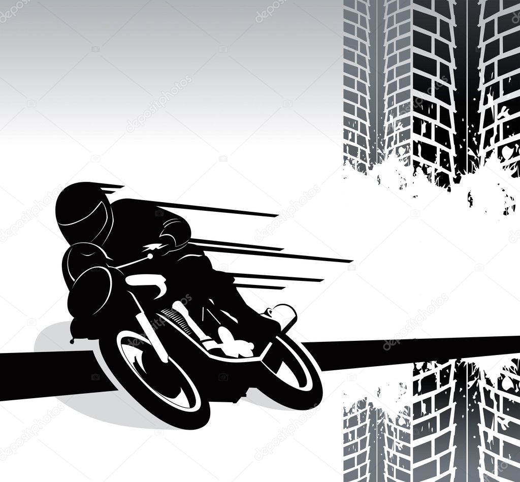 Motorcycle vector background