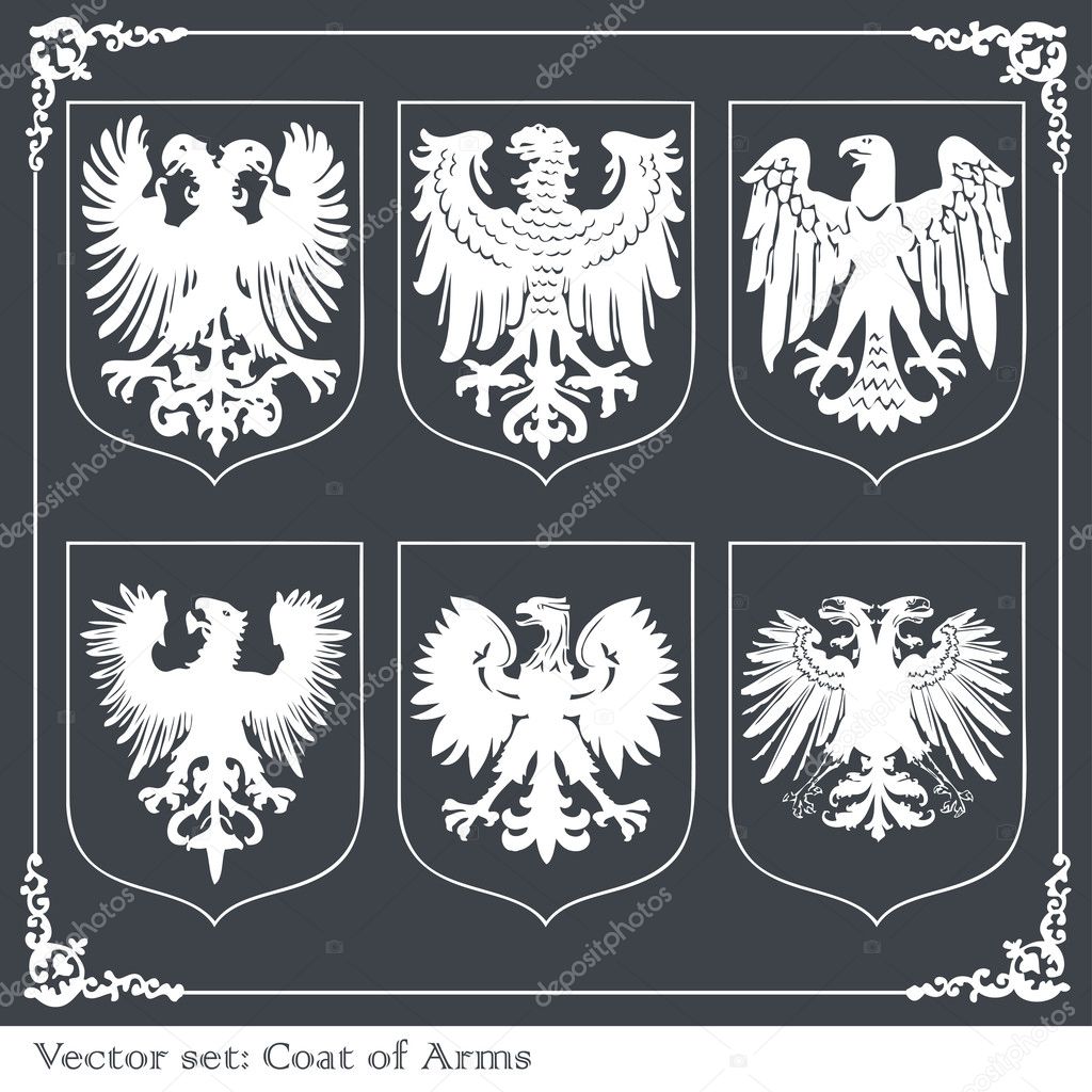 Eagle coat of arms heraldic