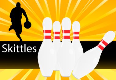 Vector bowling clipart