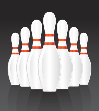 Vector bowling clipart