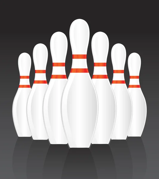 Bowling vettoriale — Vettoriale Stock