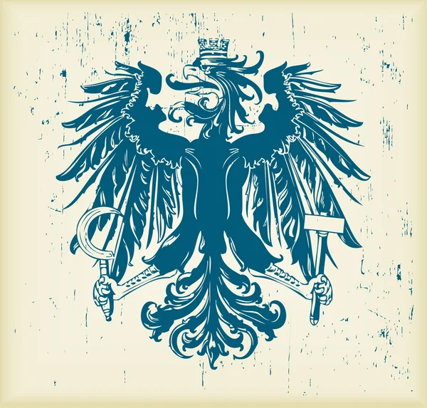 ワシの紋章のベクトル — ストックベクタ