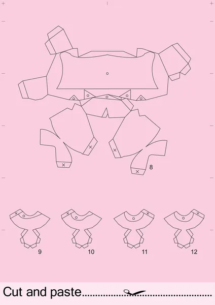 Ρινόκερος origami σε διανυσματικά γραφικά — Διανυσματικό Αρχείο