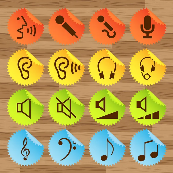 Conjunto de ícones de pictograma para uso interno —  Vetores de Stock