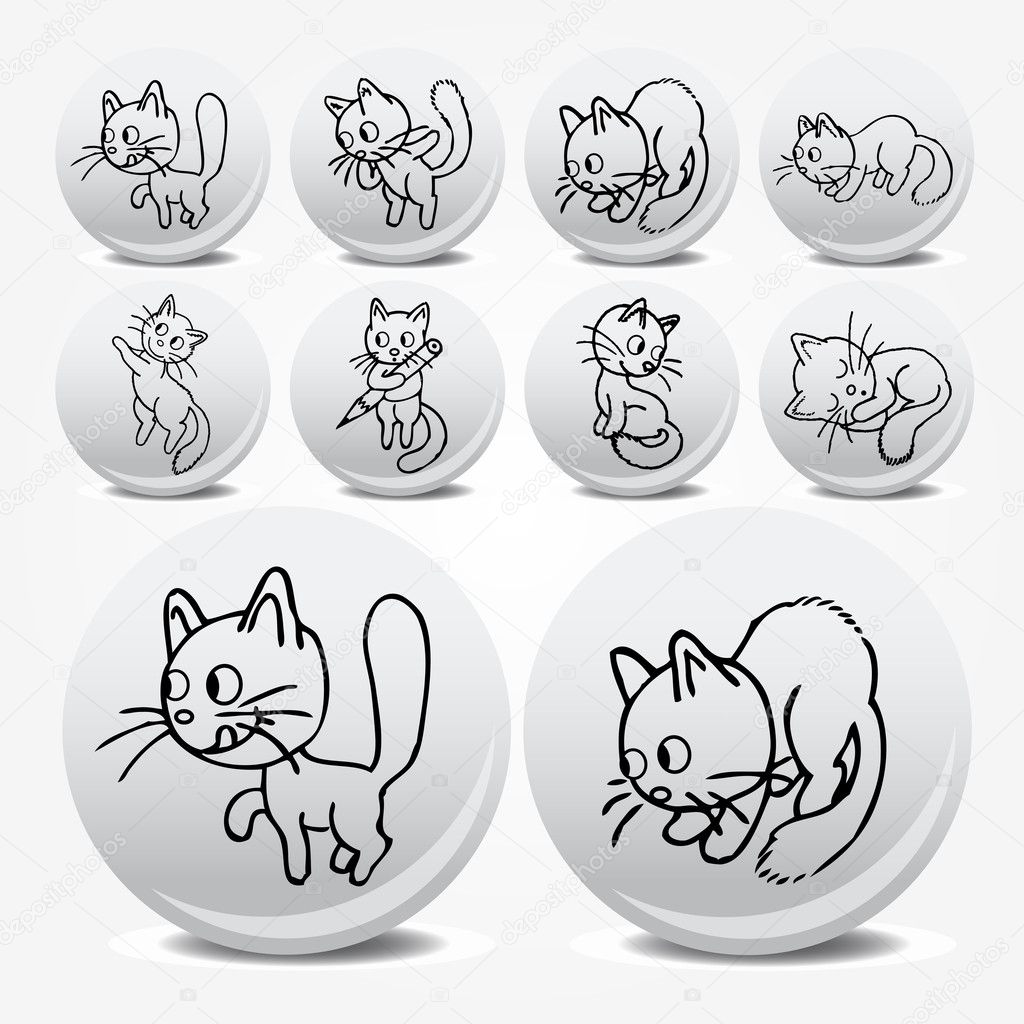 Cats icons