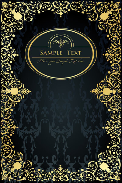 Abstract vintage frame background