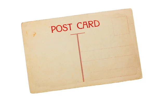 Vintage blank post card — Stock Photo, Image