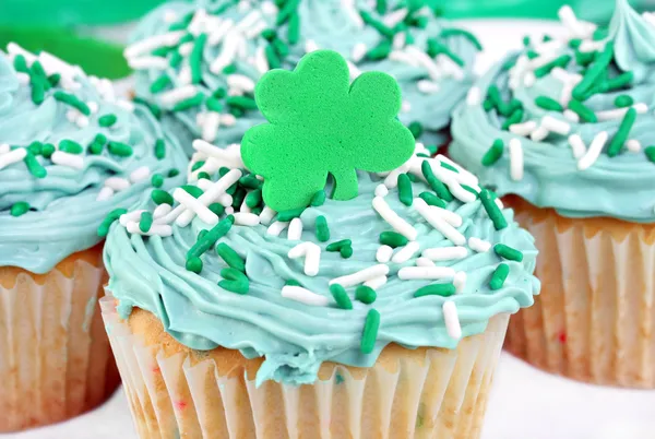 Cupcakes för St. Pats dag — Stockfoto