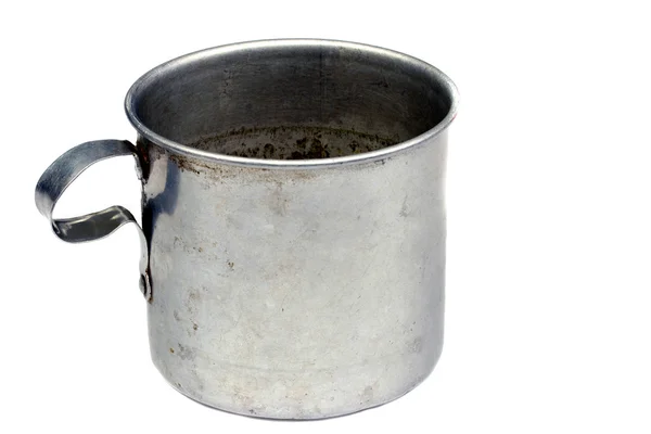 Vintage teneke kupa — Stok fotoğraf