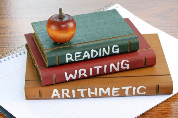 Leitura, Escrita e Aritmética — Fotografia de Stock