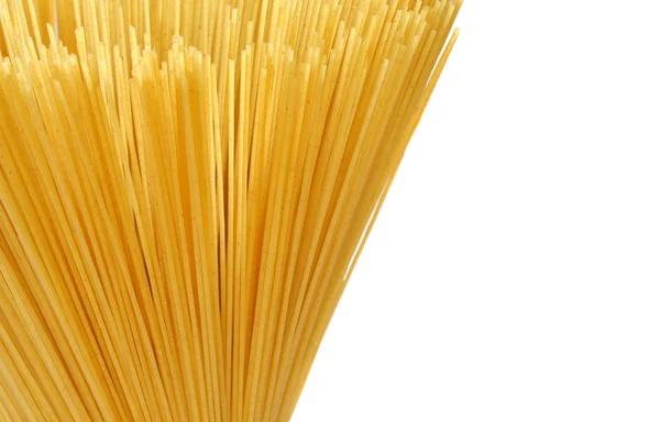 Spagetti, egyenes, fehér. — Stock Fotó