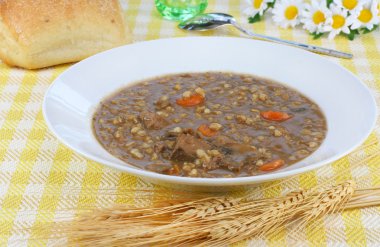 Beef Barley Soup clipart