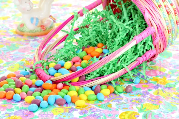 Spilled Easter Basket — Stock Photo, Image