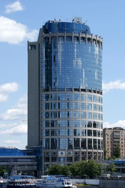 Tower 2000 nemzetközi üzleti központ closeup, Moszkva, Oroszország — Stock Fotó