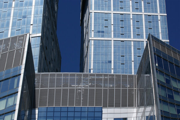 Window glass facade office building