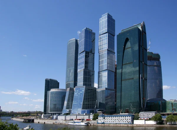 Arranha-céus do Centro Internacional de Negócios (Cidade), Moscou, Rússia — Fotografia de Stock