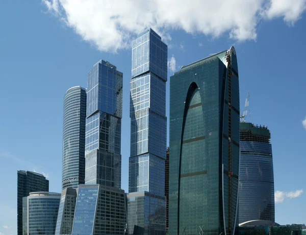 Gratte-ciel du Centre d'affaires international (ville), Moscou, Russie — Photo