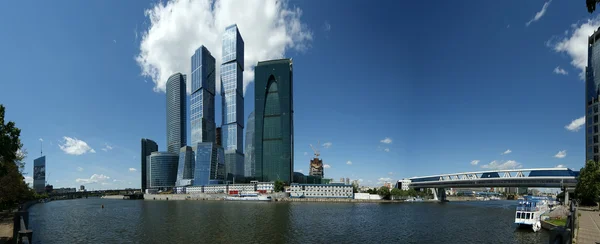 Panorama Centro Negócios Internacional Moscou Rússia — Fotografia de Stock