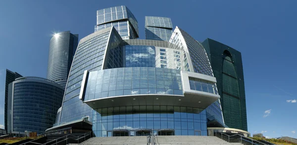 Panorama Del Centro Negocios Internacional Moscú Rusia — Foto de Stock