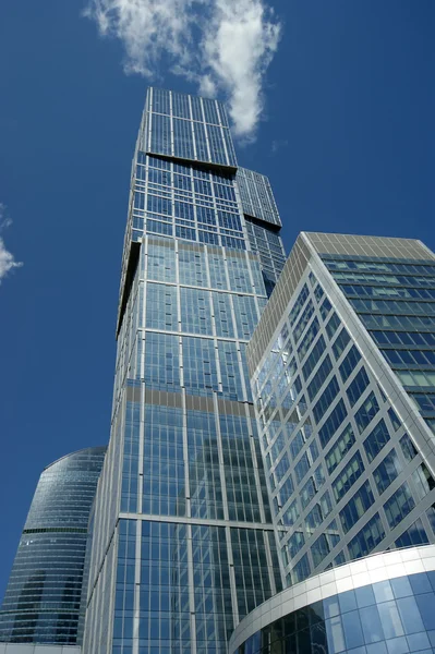 Rascacielos Del Primer Plano Del International Business Center Ciudad Moscú —  Fotos de Stock