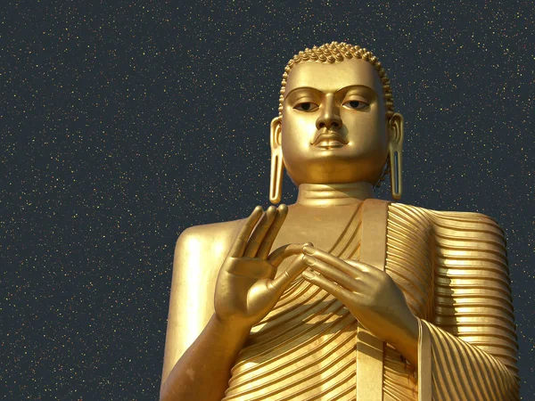 스리랑카의 부처님의 노란색 색상의 — 스톡 사진
