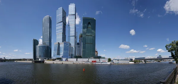 Panorama Van Het Internationale Business Centre Moskou Rusland Juni 2010 — Stockfoto