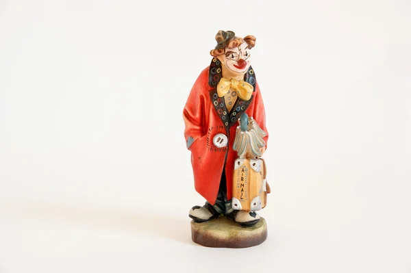 Isolated Figurine Clown — Stock Photo, Image