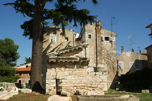 Straten Van Oude Binnenstad Van Porec Istria Kroatië — Stockfoto
