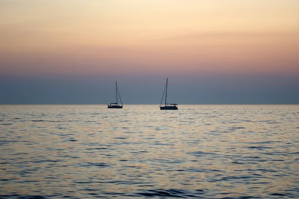 抽象的な海と日没の背景 — ストック写真