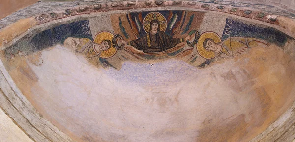 Basílica Eufrásica Ícone Mosaico Porec Ístria Croácia Incluído Lista Patrimônio — Fotografia de Stock