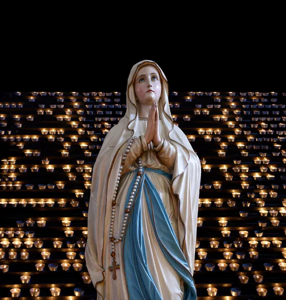 Мария (мать Иисуса). Церковь Святой Евфемии (Евфимия), Ровинь, Хорватия Стоковое Фото