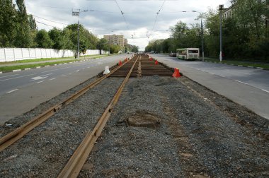 roadworks, moscow, Rusya Federasyonu