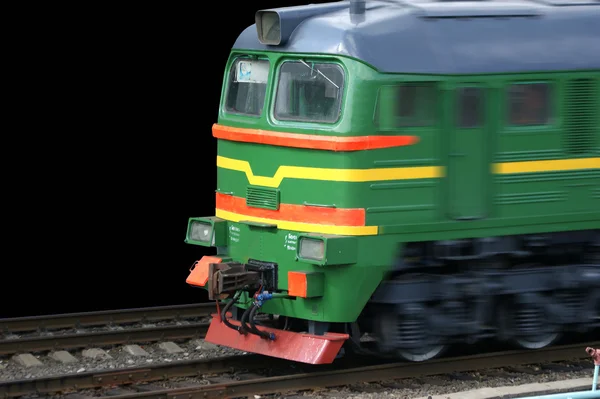 Hi-speed pociąg pasażerski lokomotywa — Zdjęcie stockowe
