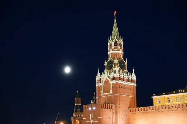 Rudé Náměstí Noci Moskva Rusko — Stock fotografie