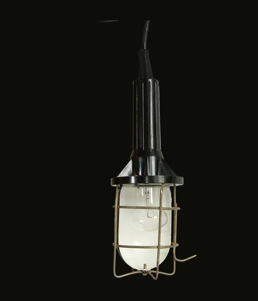 Vieille lampe industrielle blindée, fabriquée en URSS — Photo