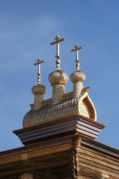 Москва Россия Коломенское Деревянная Церковь — стоковое фото
