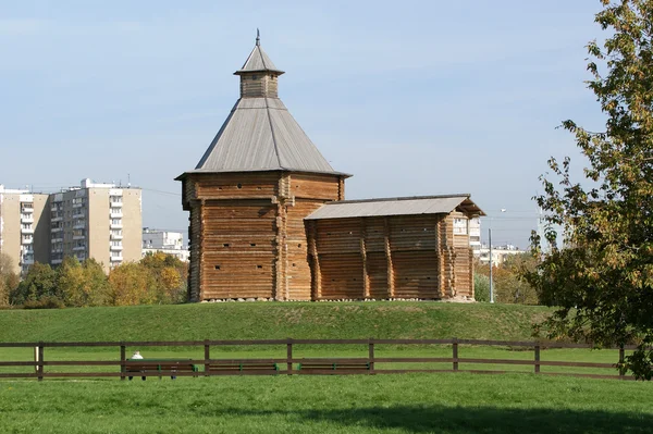 Moscow, Russia, Kolomenskoye. Wooden church — Stock Photo, Image